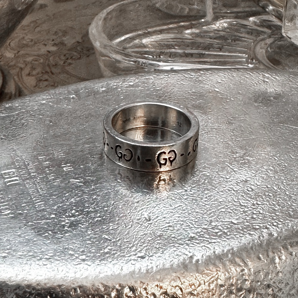 Gucci Ghost Silver Ring - image 5